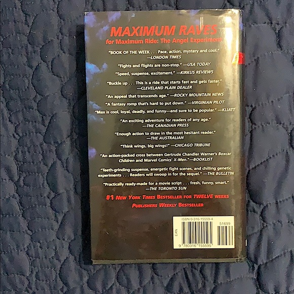 James Patterson Maximum Ride book - Picture 2 of 2